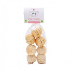 Macarons Bio Fleur Oranger - 150g - Biscuits Bio Des Savoie