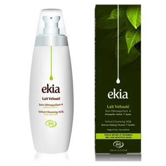 Lait Velouté Bio 200ml - Démaquillant et Apaisant - Ekia