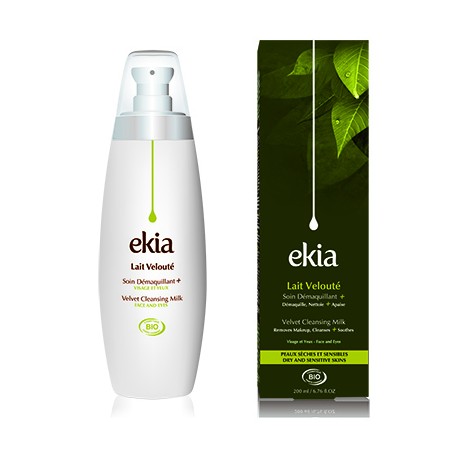 Lait Velouté Bio 200ml - Démaquillant et Apaisant - Ekia