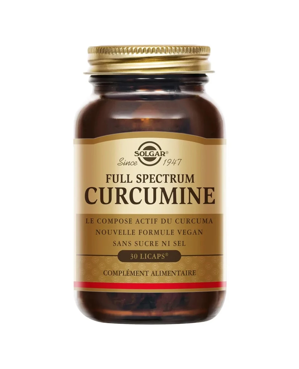 Curcumine Full Spectrum - 30 gélules - Solgar