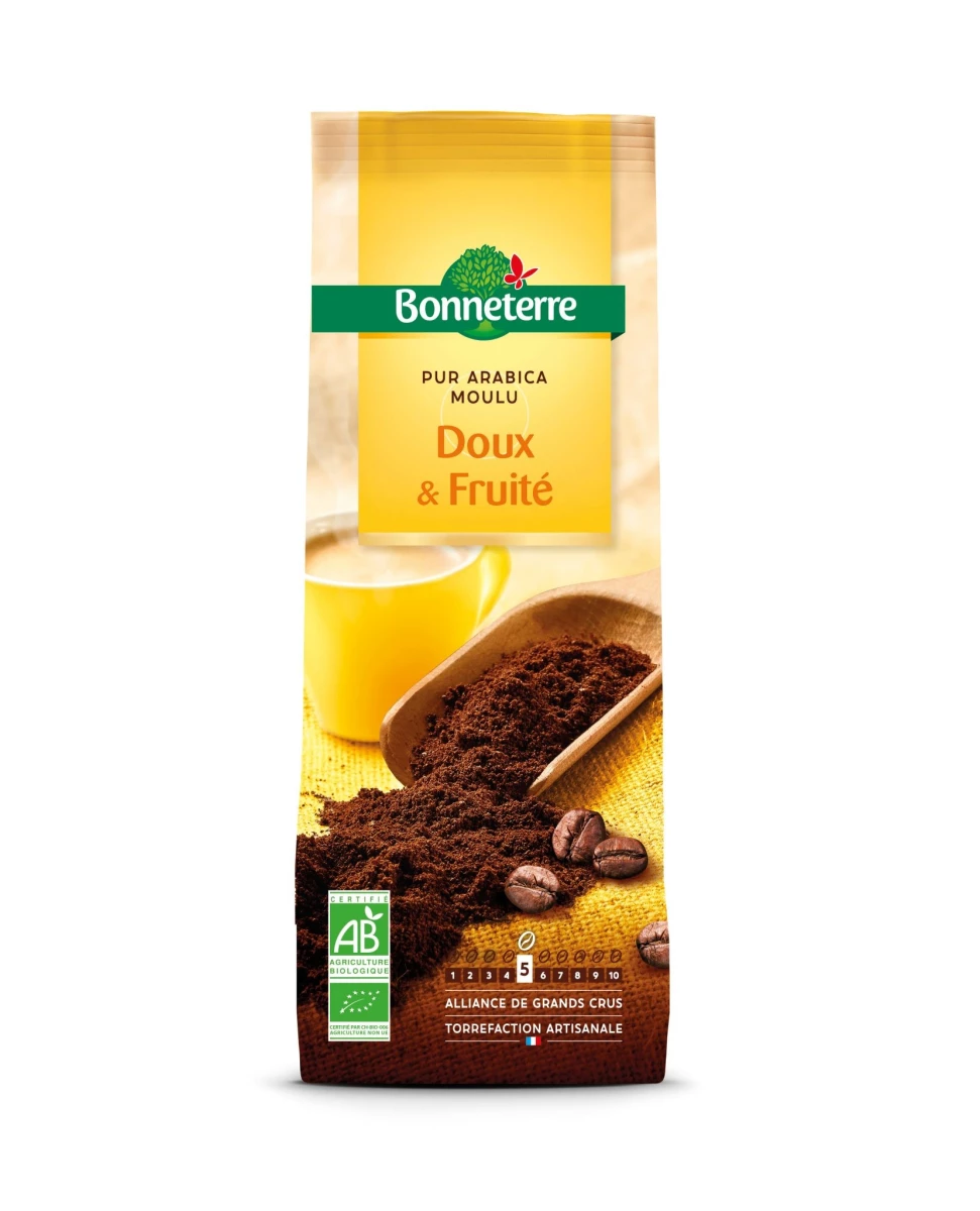 Café Moulu Pur Arabica - 250g - Bonneterre