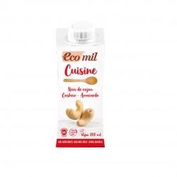 Crème Cuisine Noix De Cajou Nature - 200ml - Ecomil