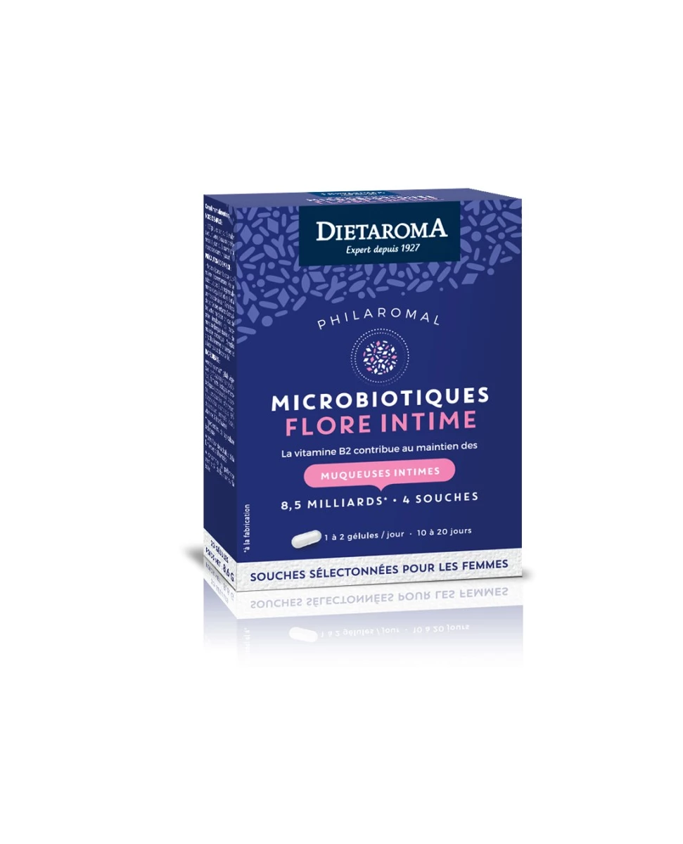 Philaromal Microbiotique Flore Intime - 20 Gélules - Dietaroma
