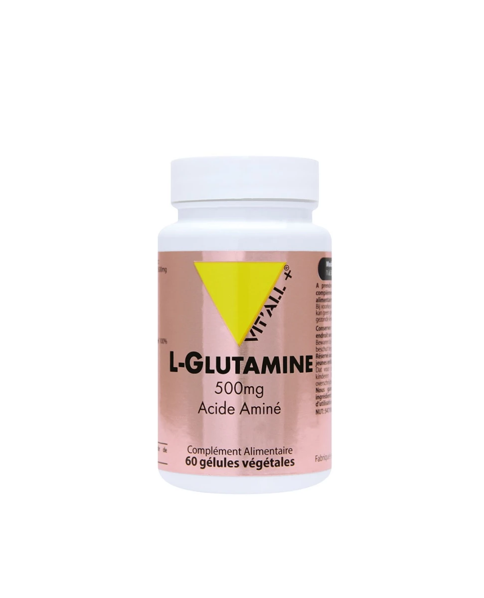 L-glutamine 500mg - 60 Gélules - Vit'all+