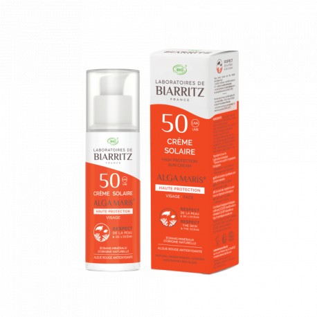 Alga Maris Crème Solaire 50+ Visage - 50ml - Laboratoires de Biarritz