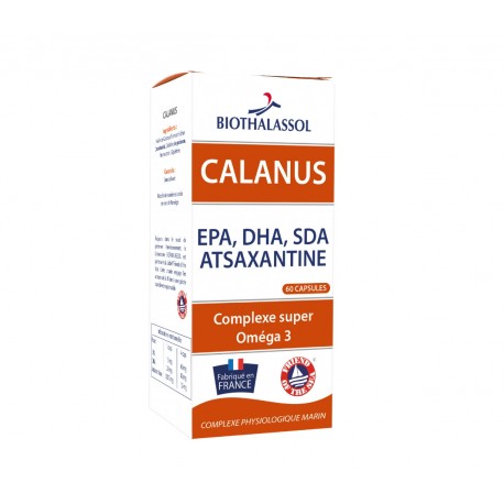 Calanus EPA DHA SDA ASTAXANTHINE - 60 Capsules - Biothalassol