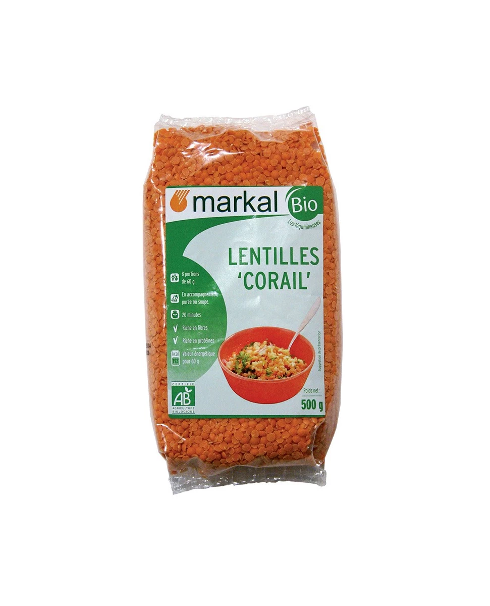 Lentilles Corail 500g-Markal