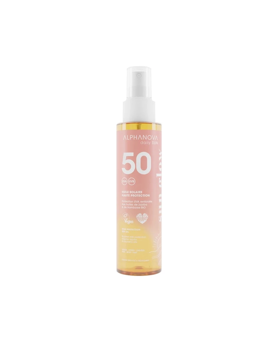 Daily Sun Huile Solaire Haute Protection SPF50 - 125ml - Alphanova
