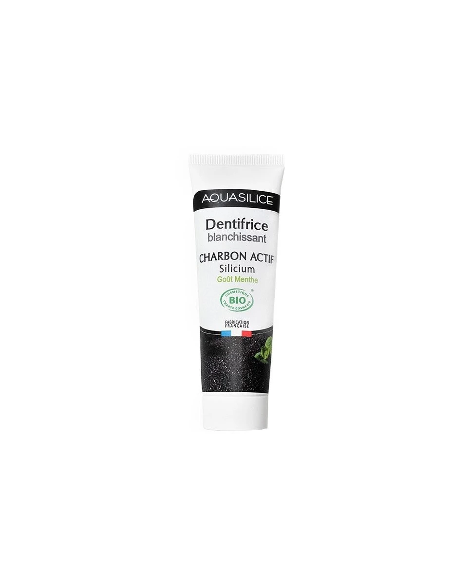 Dentifrice Blanchissant Charbon Actif - 75ml - Aquacilice