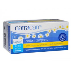 Tampons Coton Naturel Super avec Applicateur - x16 - Natracare