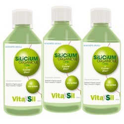 Silicium Organique Bio Activé - Pack de 3 - Vitasil