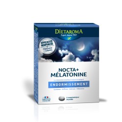 Nocta+ Mélatonine Endormissement - 40 comprimés - Dietaroma
