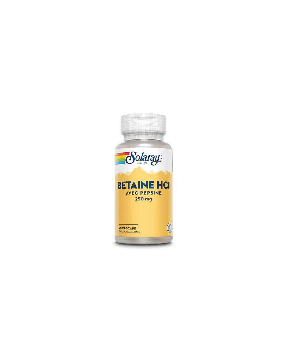 Betaine Hci  60 Caps Veg - Solaray