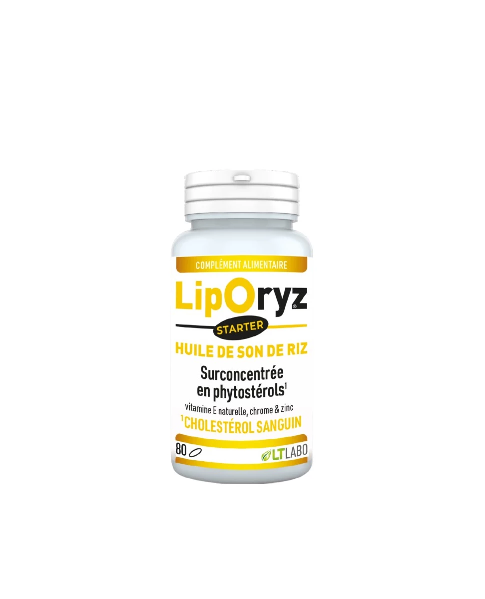 LipOryz Huile de Son de Riz Starter - 80 Capsules - LT Labo