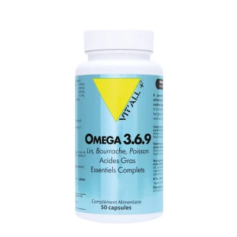 Oméga 3.6.9 - 50 Capsules - Vit'all+