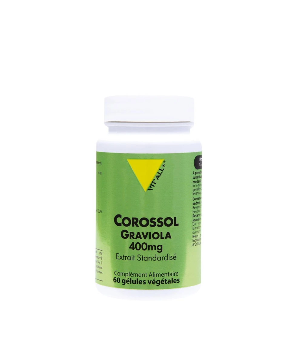 Corossol Graviola 400mg - 60 Gélules - Vit'all+