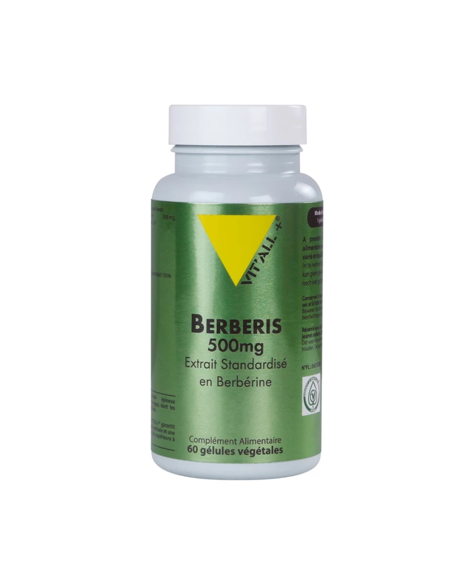 Berberis 500mg - 60 Gélules - Vit'all+