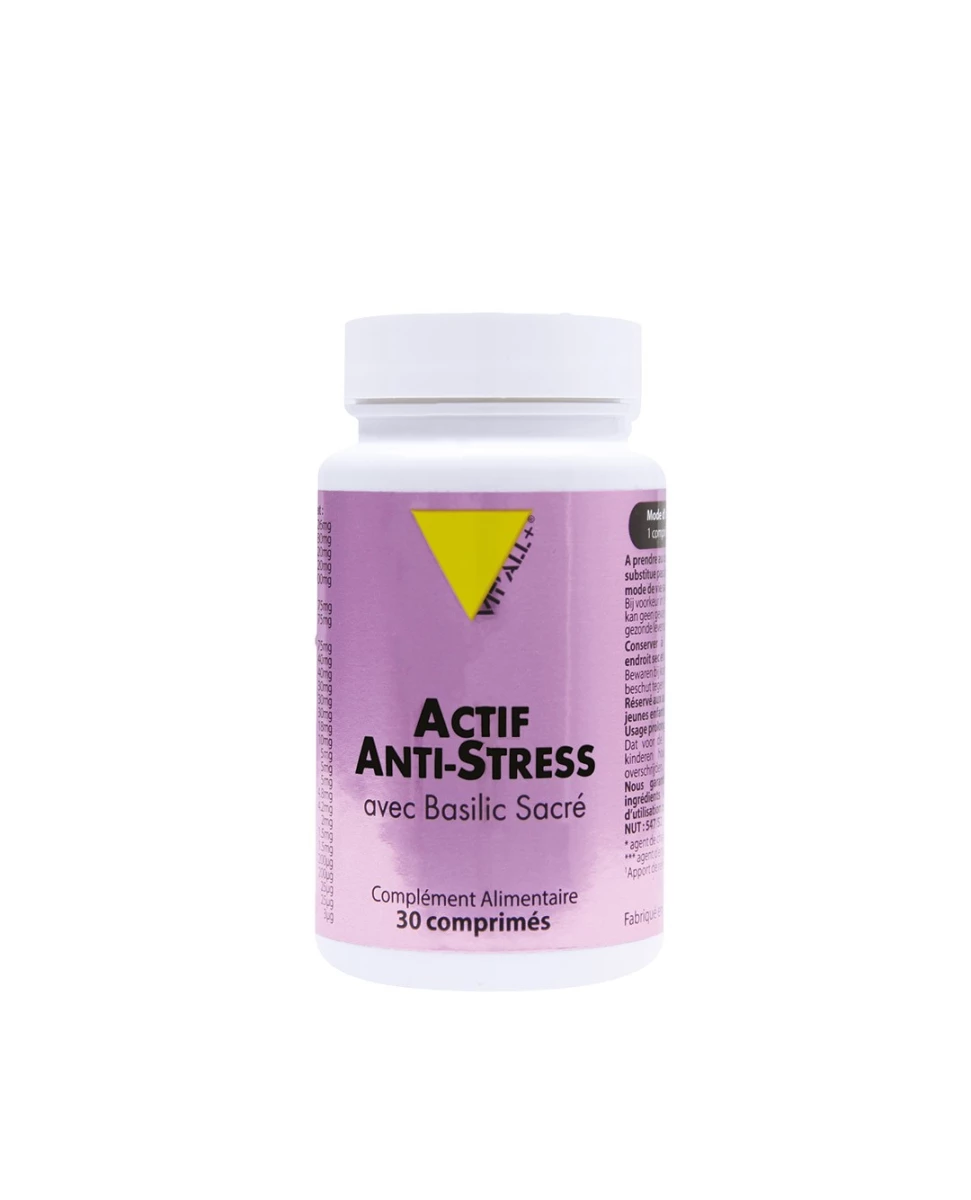 Actif Anti Stress - 30 Comprimés - Vit'all+