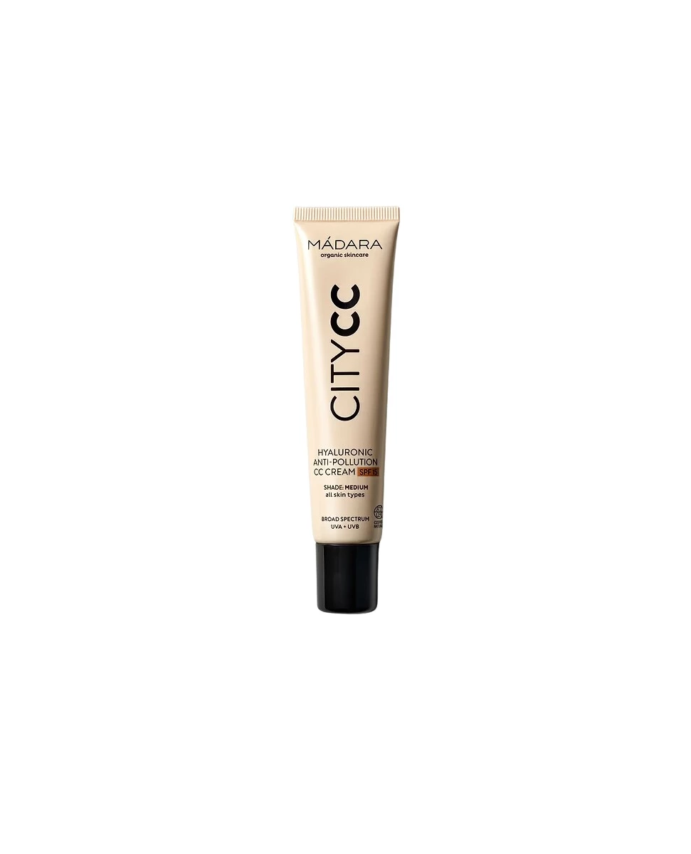 City CC Crème Antipollution SPF15 : Medium - 40ml - MADARA