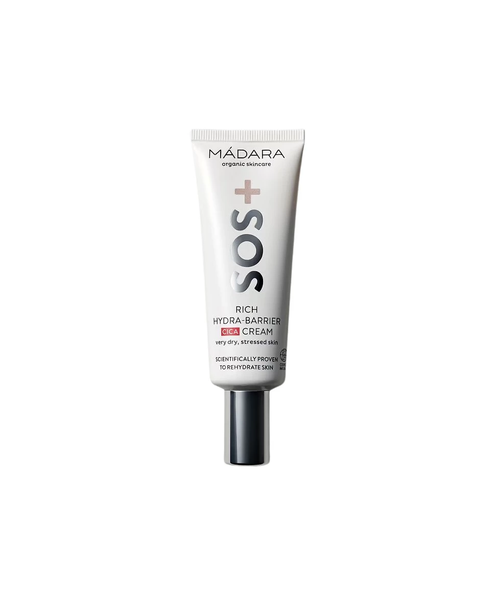 SOS+ Rich Hydra-Barrier CICA Crème hydratante - 40ml - MADARA