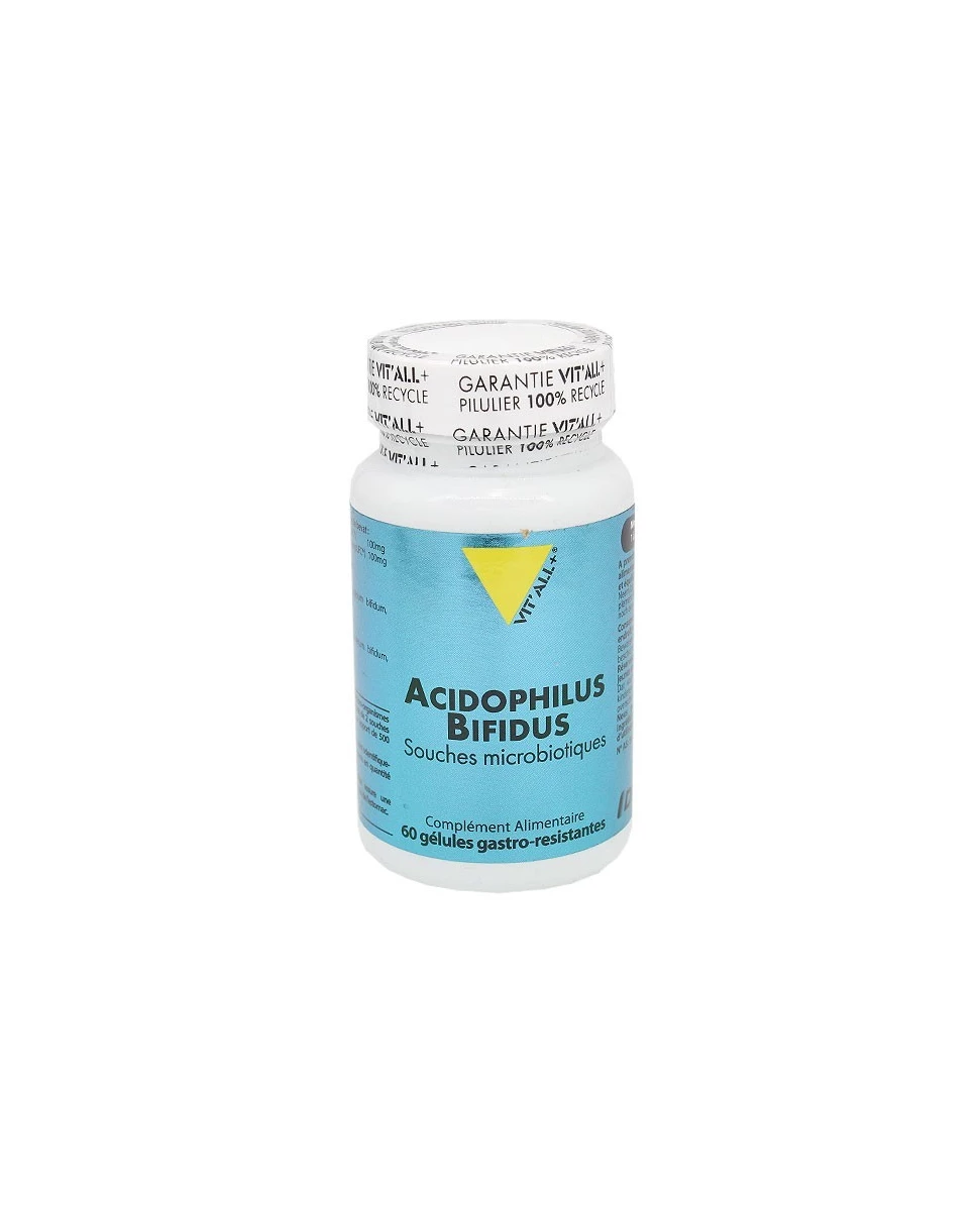 Acidophilus Bifidus - 60 Gélules - Vit'all+