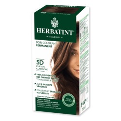 Coloration Cheveux Naturelle 5D Châtain Clair Doré - 150ml - Herbatint