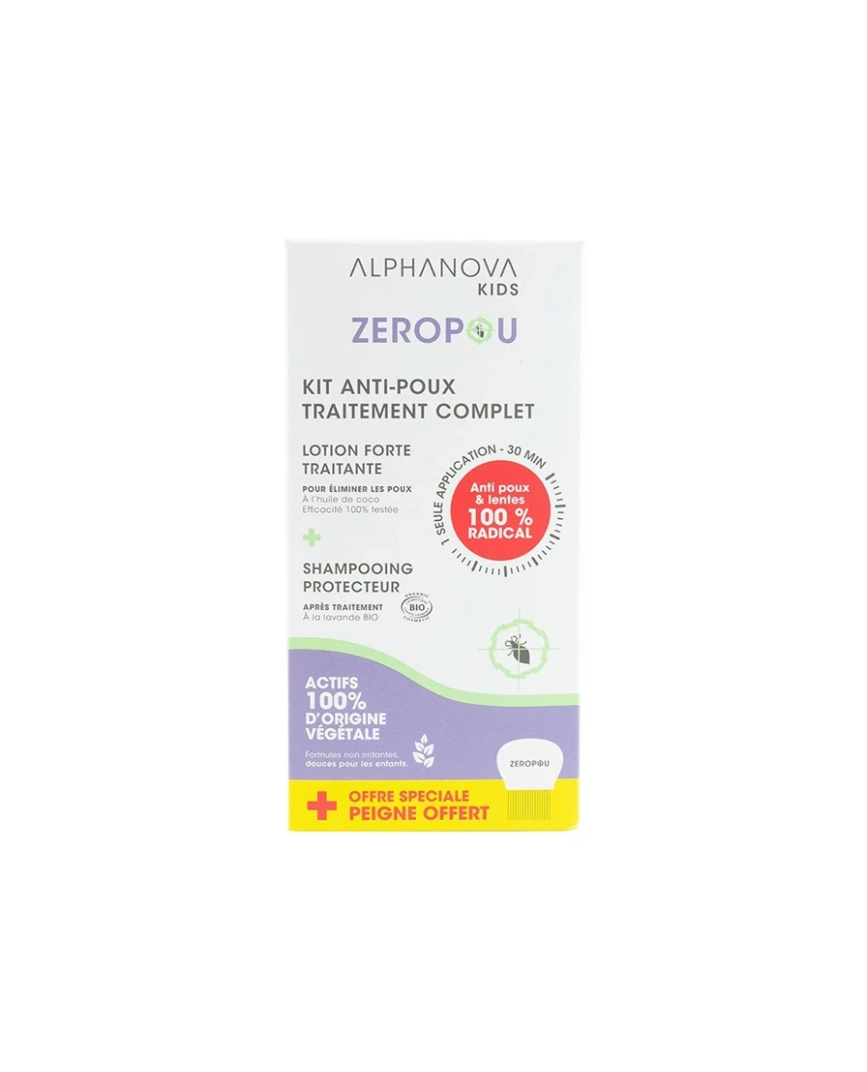 Zéropou Kit Anti-Poux Complet - Alphanova
