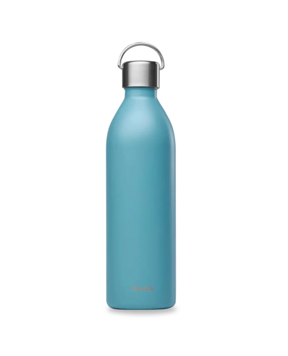 Bouteille Isotherme Active Matt Bleu Acier - 1000ml - Qwetch