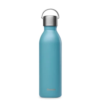 Bouteille Isotherme Active Matt Bleu Acier - 600ml - Qwetch