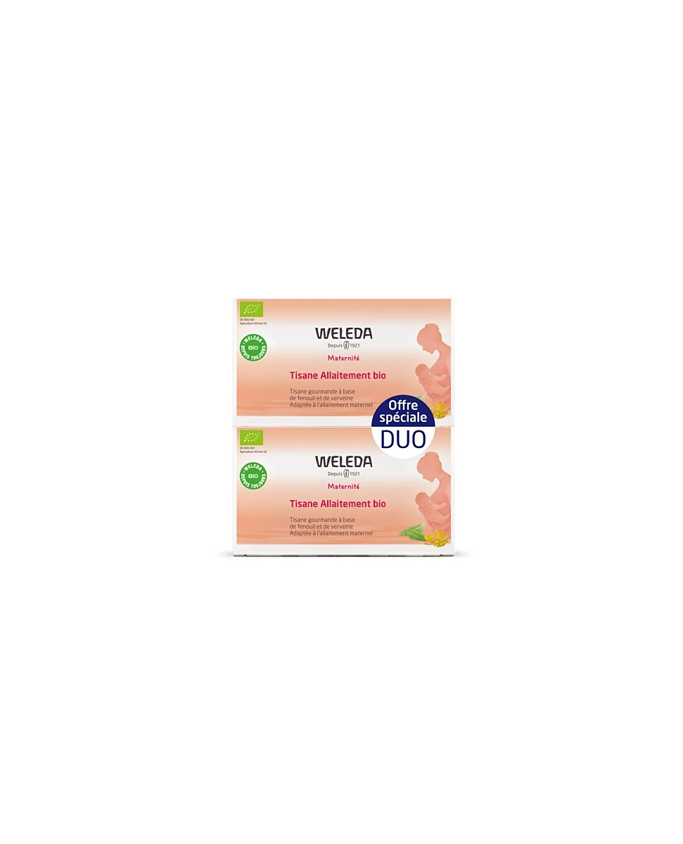 Duo Tisane Allaitement Verveine - 2x20 Sachets de 2g - Weleda