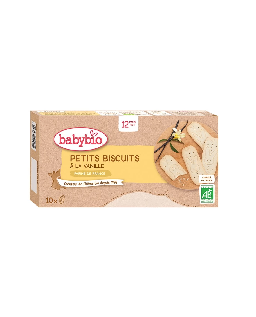 Petits Biscuits à la Vanille - 10x2 Biscuits - Babybio