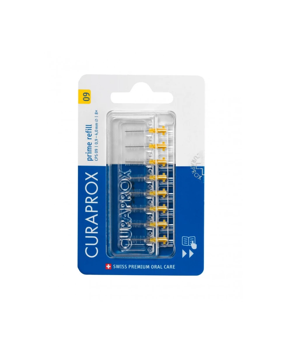 Recharge Brossettes Interdentaires Prime T09 - 8 Pièces - Curaprox