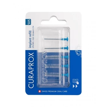 Recharge Brossettes Interdentaires Implant T505 - 5 Pièces - Curaprox