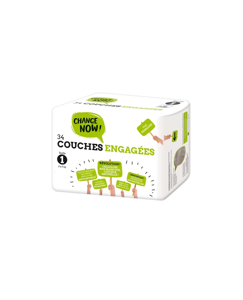 Couches T1 (2 à 5kg) - x34 - Change Now!