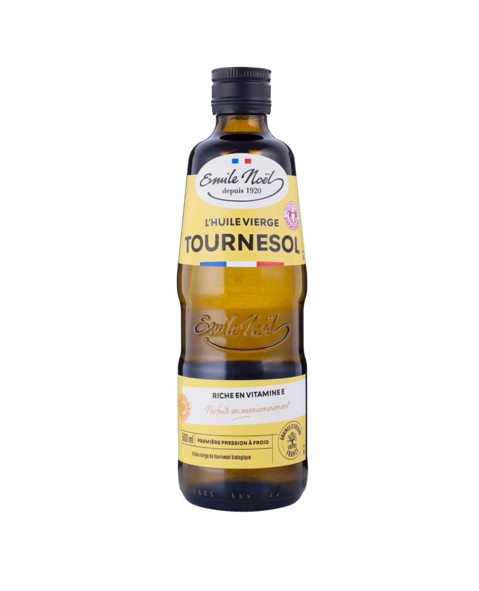 Huile Vierge de Tournesol Bio Emile Noel, 500ml