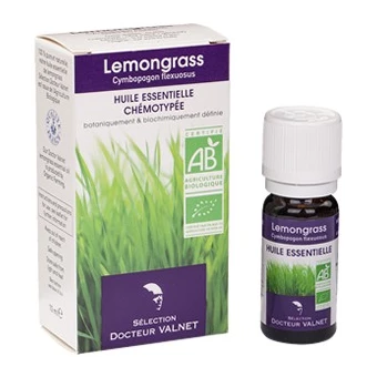 Lemongrass, Huile Essentielle 10ml-Docteur Valnet