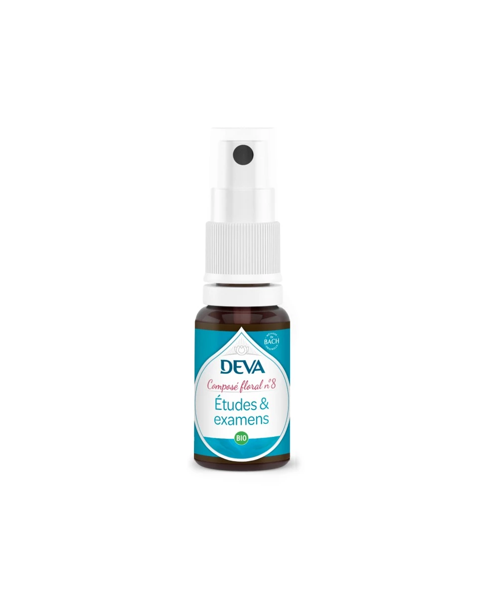 Composé Floral Bach Études et Examens - 15ml - Deva