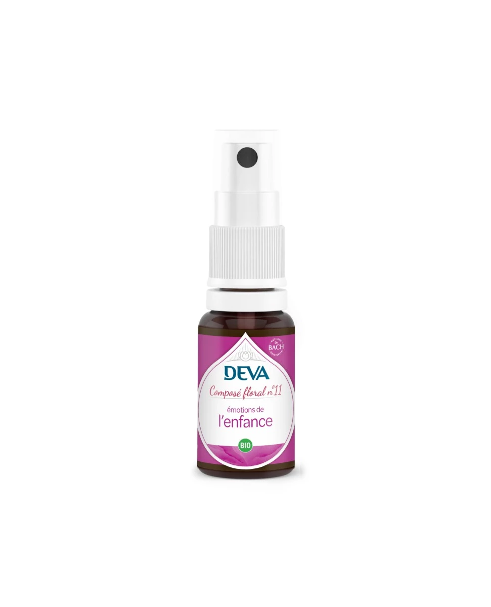 Composé Floral Bach Spray Émotions de l'enfance - 10ml - Deva