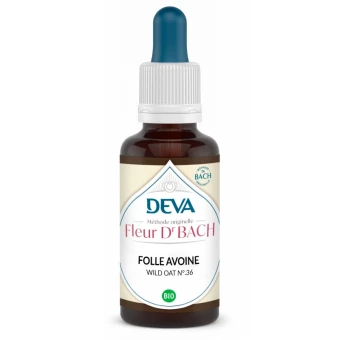 Fleur de Bach Folle Avoine Wild Oat - 10ml - Deva