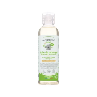 Huile de Massage Bébé Bio - 100ml - Alphanova