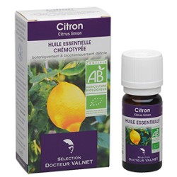 Citron, Huile Essentielle 10ml-Docteur Valnet