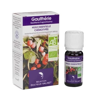 Gaulthérie, Huile Essentielle 10ml-Docteur Valnet
