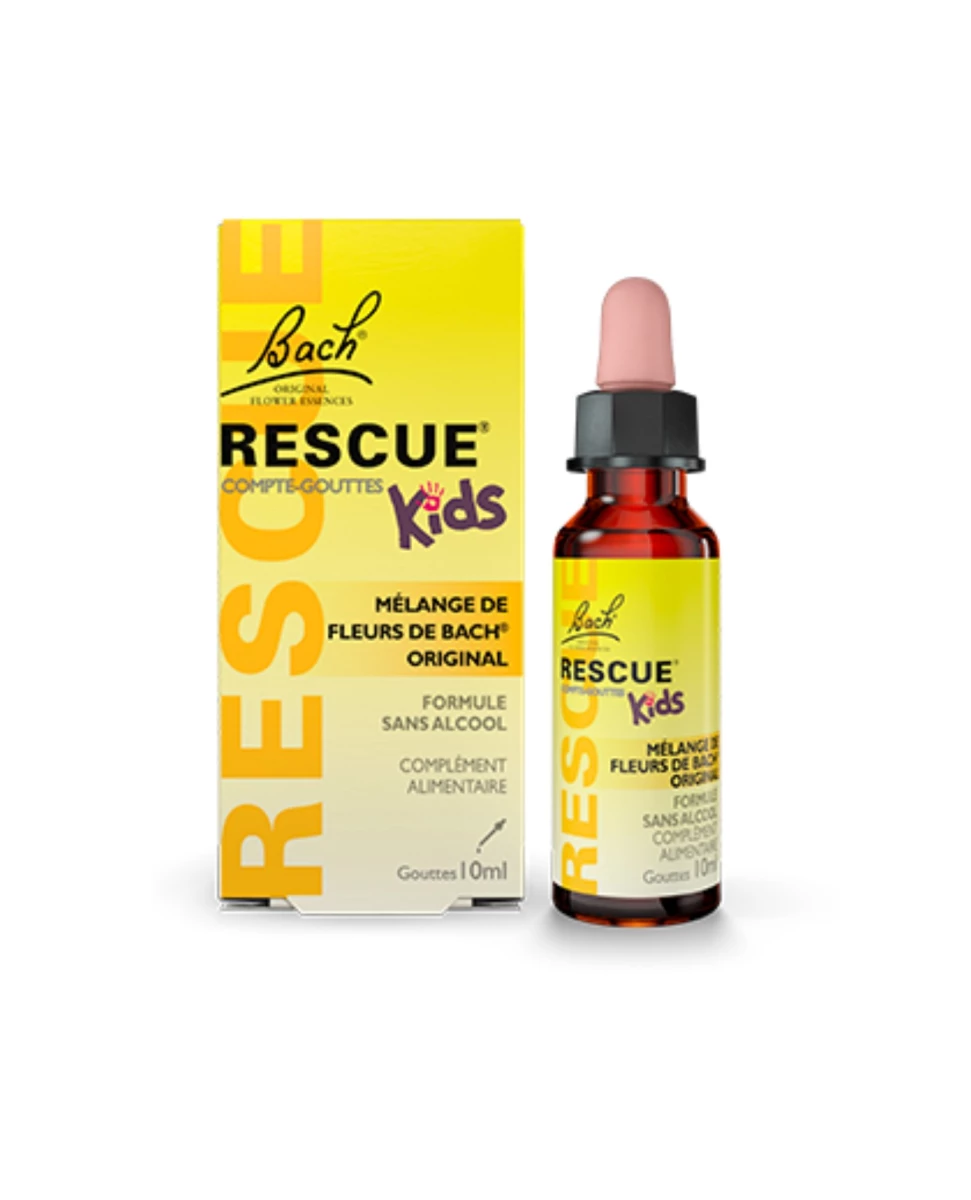 Rescue® Kids Fleurs de Bach - Compte-gouttes 10ml - Laboratoire Famadem