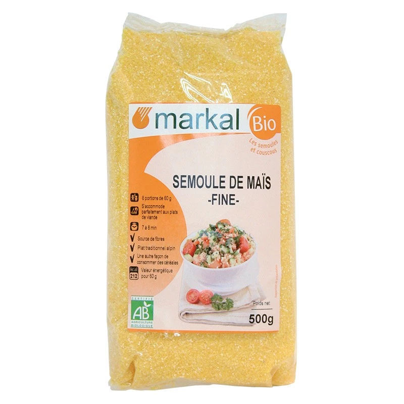 Semoule de Mais fine 500g-Markal