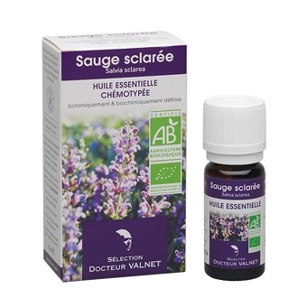 Sauge Sclarée, Huile Essentielle 10ml-Docteur Valnet