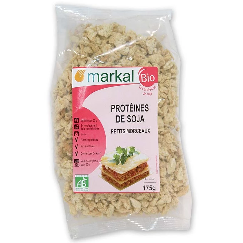 Protéines de Soja Petits 175g-Markal