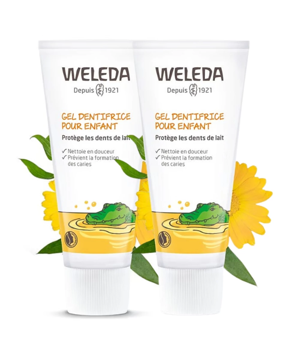 Duo Gel dentifrice pour Enfant - 2x50ml - Weleda