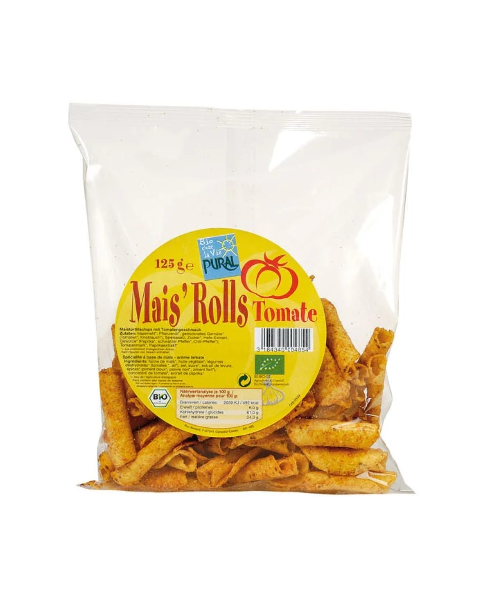 Mais'Rolls Tomate Bio – 125g – Pural