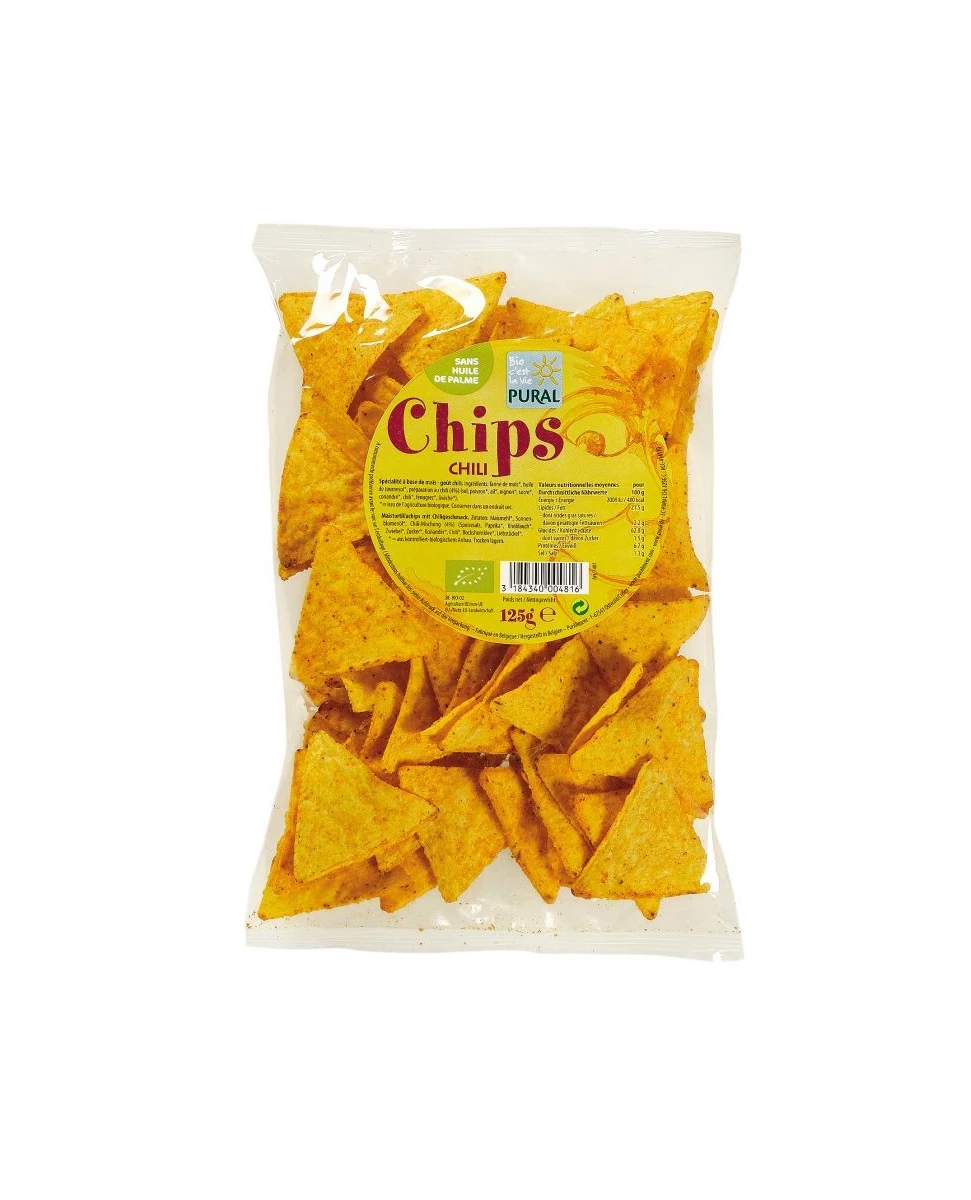 Chips Maïs Chili – 125g – Pural