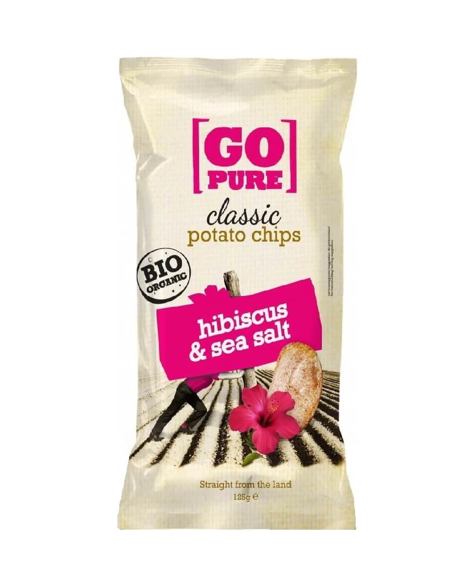 Chips Hibiscus et Huile de Tournesol – 125g – GoPure